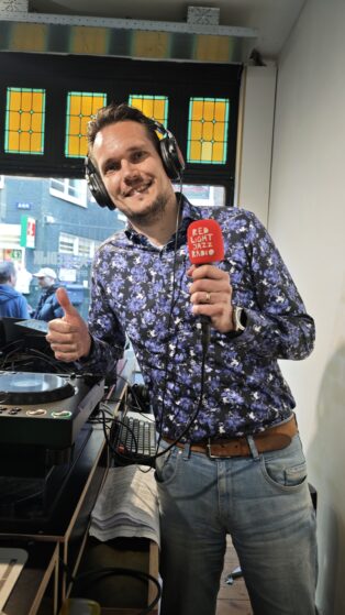 DDDocent bij Red Light Jazz Radio in Amsterdam