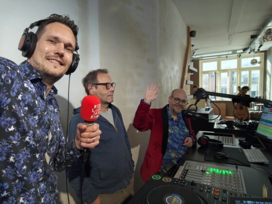 DDDocent bij Red Light Jazz Radio in Amsterdam
